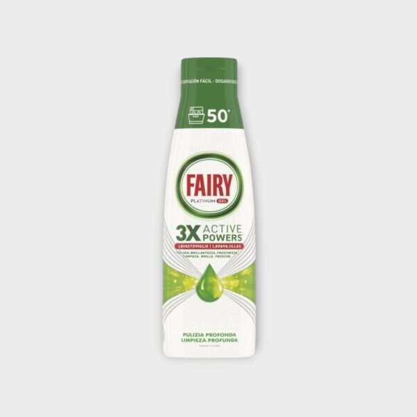 Fairy Platinum Deep Cleaning Dishwasher Gel 900 ml bottle