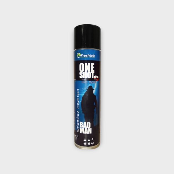 ONE SHOT air freshener spray Freshtek BAD MAN 600 ml