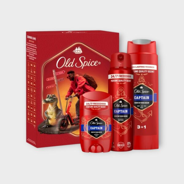 OLD039.jpg Old Spice Captain Urban Traveller men’s deodorant gift set