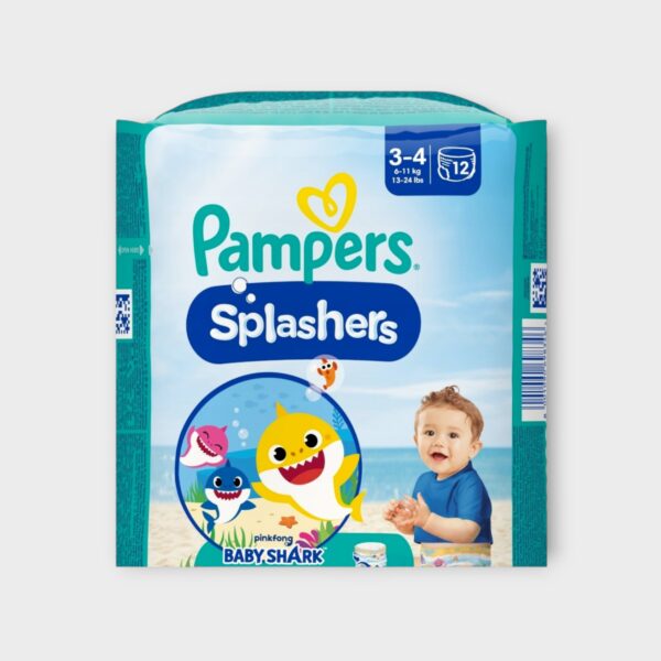 PAM016.jpg Pampers Splashers Swim Diapers Size 3 for babies 6–11 kg pack of 12