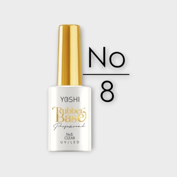 Yoshi Rubber Base No.8 elastic hybrid UV LED base 10 ml