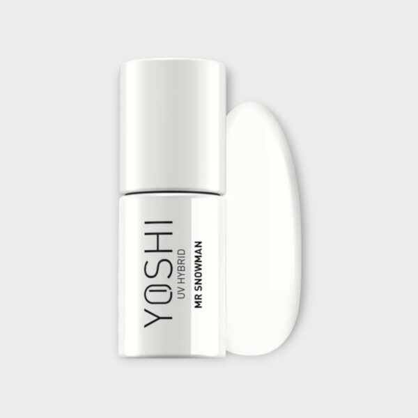 YOSHI Mr Snowman 608 white hybrid nail polish 6 ml