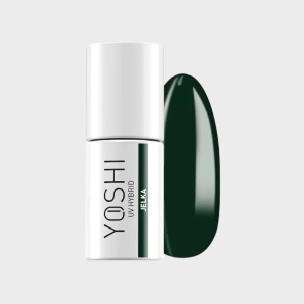 YOSHI Hybrid Gel Polish 156 Jelka Journey of Joy green 6 ml bottle